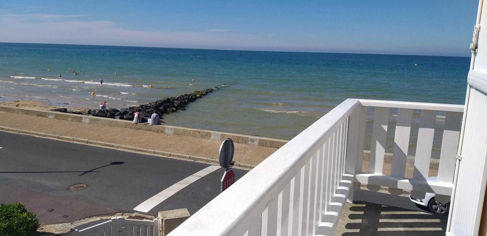 Vue Exceptionnelle En Front De Mer, 8 Personnes Ver-sur-Mer Buitenkant foto